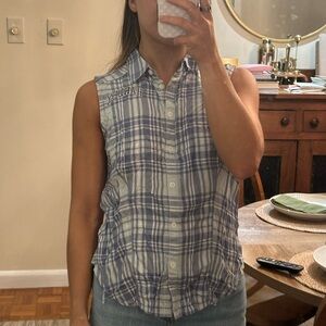 NWOT Harley-Davidson Women's Faith Sleeveless YD Plaid Shirt